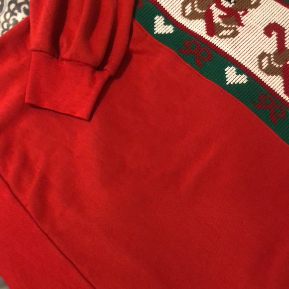 Vintage Christmas Teddy Bear Sweatshirt - Picture 6 of 13